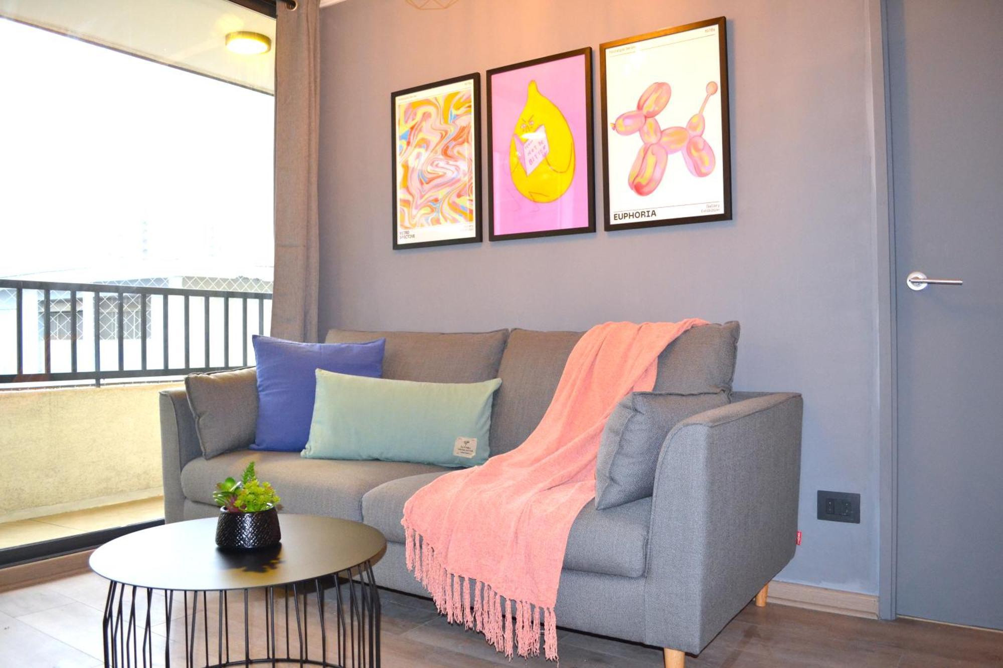 Bello Departamento 2d2b - Estacionamiento Gratuito Apartamento Santiago